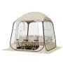 VEVOR Pop up Sports Tent, 1.83x1.83 m Clear Bubble Tent for 2-4 Persons, Waterproof Outdoor Pod with Floor Mat & Top Cover, Gard