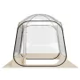 Pop up Sports Tent, 1.83x1.83 m Clear Bubble Tent for 2-4 Persons, Waterproof Outdoor Pod with Floor Mat & Top Cover, Garden Igl