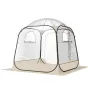 Pop up Sports Tent, 1.83x1.83 m Clear Bubble Tent for 2-4 Persons, Waterproof Outdoor Pod with Floor Mat & Top Cover, Garden Igl