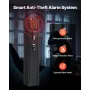 Gun Safe, Heavy Duty Cold-Rolled Steel Fireproof Rifle Cabinet with Digital Keypad & Key, Large Long Gun Cabinet with Magazine a