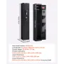 Gun Safe, Heavy Duty Cold-Rolled Steel Fireproof Rifle Cabinet with Digital Keypad & Key, Large Long Gun Cabinet with Magazine a