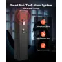 Gun Safe, Heavy Duty Cold-Rolled Steel Fireproof Rifle Cabinet with Fingerprint, Digital Keypad & Key, Large Long Gun Cabinet wi