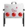 automatisk kyllingefoder, 13,61 kg kapacitet, 6 foderporte