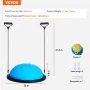 Half Exercise Ball Trainer, 23 tommer Balance Ball Trainer, 660