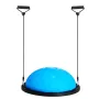 Half Exercise Ball Trainer, 23 inch Balance Ball Trainer, 660 lbs Capacity Stability Ball, Yoga Ball with Resistance Bands and P