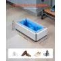 Shoe Cover Dispenser Fits Up to US 11 / EU 44 with 100 Disposable Plastic Covers