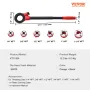 Ratchet Pipe Threads Kit, 1/4 "NPT - 1-1/4" NPT Manual