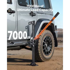 VEVOR Farm Jack, 86 cm Utility High Lift Farm Jack, 3,18 Ton Kapacitet Ratcheting Off Road Utility Jacks, Heavy-Duty Lift Jacks