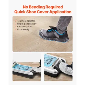 VEVOR Shoe Cover Machine Automatic Shoe Cover Dispenser Fits Up to US 11 / EU 44