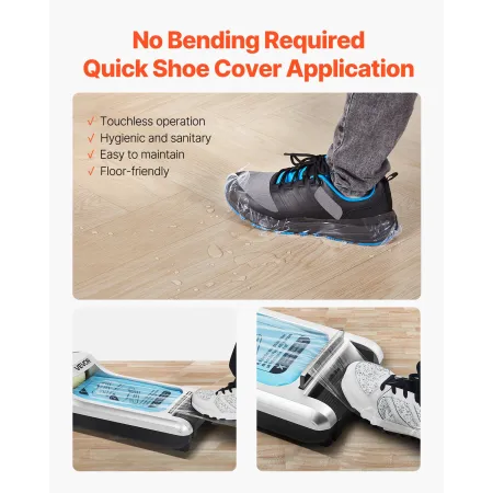 Shoe Cover Machine Automatisk Shoe Cover Dispenser Passer op