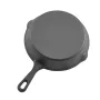 Cast Iron Skillet, 3 Pcs Frying Pan Set (160, 220, 265 mm), Heavy-Duty Skillets with Heat-Resistant Handle, Pre-Seasoned Chef's 