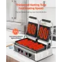Kommerciel Panini Grill, 3600 W elektrisk Sandwich Panini