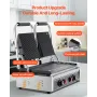 Kommerciel Panini Grill, 3600 W elektrisk Sandwich Panini