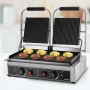 VEVOR Commercial Panini Grill, 3600W Electric Sandwich Panini Maker, Stainless Steel Double Sandwich Press Grill, Panini Grill w