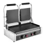 VEVOR Commercial Panini Grill, 3600W Electric Sandwich Panini Maker, Stainless Steel Double Sandwich Press, Panini Grill with Te