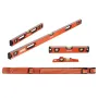 Magnetic Torpedo Level, 121.9/61.0/40.6/25.4 cm Mechanical Level Set, Bubble Vials Ruler for 45/90/180 Degree, Aluminum Alloy Le