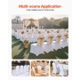Stretch Spandex White Folding Chair Covers For Wedding Party Banquet