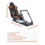 VEVOR Racing Wheel Stand, Heavy-Duty Simulator Cockpit Steering Stand with Dual-Rail Dual-Arm, Fit Logitech G25,G27,G29,G920,G92