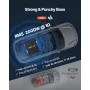monoblok bilforstærker, 2000W RMS MAX, 1/2/4 ohm stabil