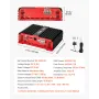 Monoblock Car Amplifier, 2000W RMS MAX, 1/2/4 Ohm Stable, 1-Channel Class D Car Audio Amplifier with Remote Subwoofer Level Cont