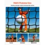 VEVOR Golf Batting Cage, 3050 x 3050 x 3050mm Golf Cage, Driving Hitting Cages with 3-Ply Knotless Polyester, Golfs Target & 9-H