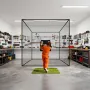 Golf Batting Cage, 3050 x 3050 x 3050mm Golf Cage, Driving Hitting Cages with 3-Ply Knotless Polyester, Golfs Target & 9-Hole Ba