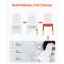 Stretch Spandex White Folding Chair Covers For Wedding Party Banquet