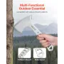 Throwing Axes and Tomahawks, 3 Pack Hatchet Axes and 3 Pack Knives Throwing Products Set, Handle with Wrench and Bottle Opener, 