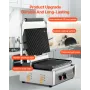 kommerciel panini-grill, 2200W elektrisk sandwichpaninimaskine