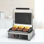 Commercial Panini Grill, 2200W Electric Sandwich Panini Maker, Stainless Steel Sandwichs Press Grill with Handle and Temp Contro