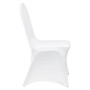 Stretch Spandex White Folding Chair Covers For Wedding Party Banquet