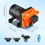 Water Diaphragm Pump, 13.25 liters, 55 PSI Rated Pressure (40-80 PSI Adjustable), 12.7mm MNPT Self Priming Sprayer Pump with Pre