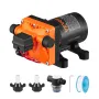 Water Diaphragm Pump, 13.25 liters, 55 PSI Rated Pressure (40-80 PSI Adjustable), 12.7mm MNPT Self Priming Sprayer Pump with Pre