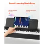 Weighted Digital Piano, 88 Keys Fully Weighted, Electric Piano Keyboard with Furniture Stand, Power Adapter, Triple Pedal, Recor