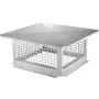 Chimney Cap, 431.8x431.8mm, 304 Stainless Steel Fireplace Chimney Cover, Not Easily Toppled & Practical Accessories & Easy Insta