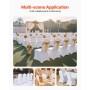 Stretch Spandex White Folding Chair Covers For Wedding Party Banquet