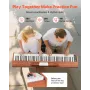 VEVOR Weighted Digital Piano, 88 Keys Fully Weighted, Electric Piano Keyboard with Sheet Music Stand, Triple Pedal, Power Adapte