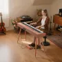 Weighted Digital Piano, 88 Keys Fully Weighted, Electric Piano Keyboard with Sheet Music Stand, Triple Pedal, Power Adapter, 280