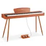 Weighted Digital Piano, 88 Keys Fully Weighted, Electric Piano Keyboard with Sheet Music Stand, Triple Pedal, Power Adapter, 280