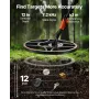 Waterproof Metal Detector, 304.8 mm, Professional High Accuracy Gold Detector for Adults, with Display, Wireless Headphones, 7 M