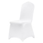 Stretch Spandex White Folding Chair Covers For Wedding Party Banquet