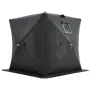 VEVOR Portable Ice Shelter, 3-4 Person Pop-Up Ice Fishing Tent, 43 Square Feet Fishable Area, Ice Shanty for Winter Fishing, Wat
