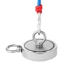 Magnet Fishing Kit, 2000 LBS/907 Kg Double-Sided Pulling Force Strong Magnet Fishing Kit, Rare Earth Neodymium Magnetic Fishing 