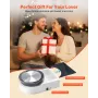 Mini Pottery Wheel, 158 mm Turntable, Forward and Reverse Rotation, Adjustable Speed, Electric Clay Wheel for Kids and Adults, w