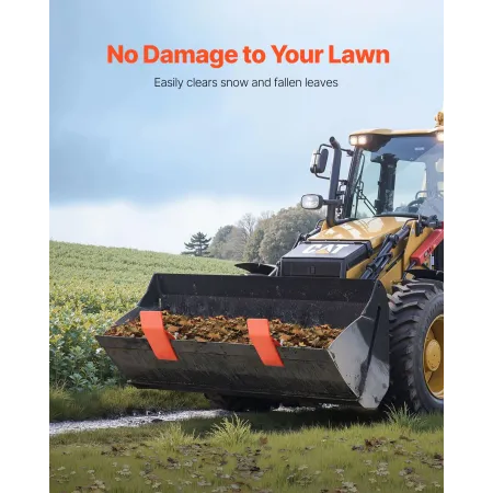 VEVOR traktor skovlbeskytter, 2 STK Heavy Duty stål skovl kantbeskyttere, Edge Tamer Anti-Skid enhed med dobbelt sekskant Lo