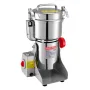 VEVOR Electric Grain Mill Grinder, 800g Commercial Spice Grinders, High Speed 2100W Stainless Steel Pulverizer Powder Machine, f