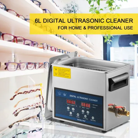 6L Ultrasonic Cleaner Dual Frequency Ultrasonic Cleaning