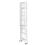 VEVOR 4-Tier Foldable Storage Shelf, 36W x 21D x 60 H Inch Folding Metal Rack Shelving Unit, No Assembly Organizer Shelf with 5 