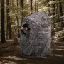 Hunting Blind, Single Person Ground Blinds with Carrying Bag, Portable Camouflage Tent, Reinforced Durable Concealed Shelter wit