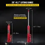 Hydraulisk/Pneumatisk Long Ram Jack, 8 tons/17363 lbs